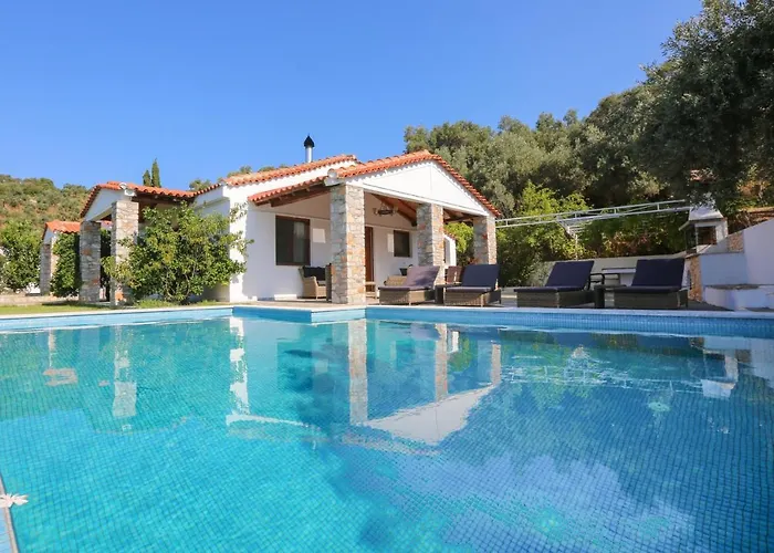 Island Skiathos-stad